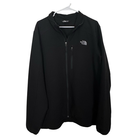 The North Face Jacket Mens XL Black Full Zip Apex Bionic Windwall Softshell - Picture 2 of 9